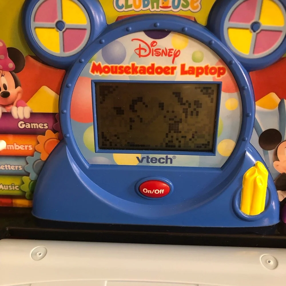 Vtech Mickey Mouse Clubhouse Mousekadoer Laptop #1039 WORKS